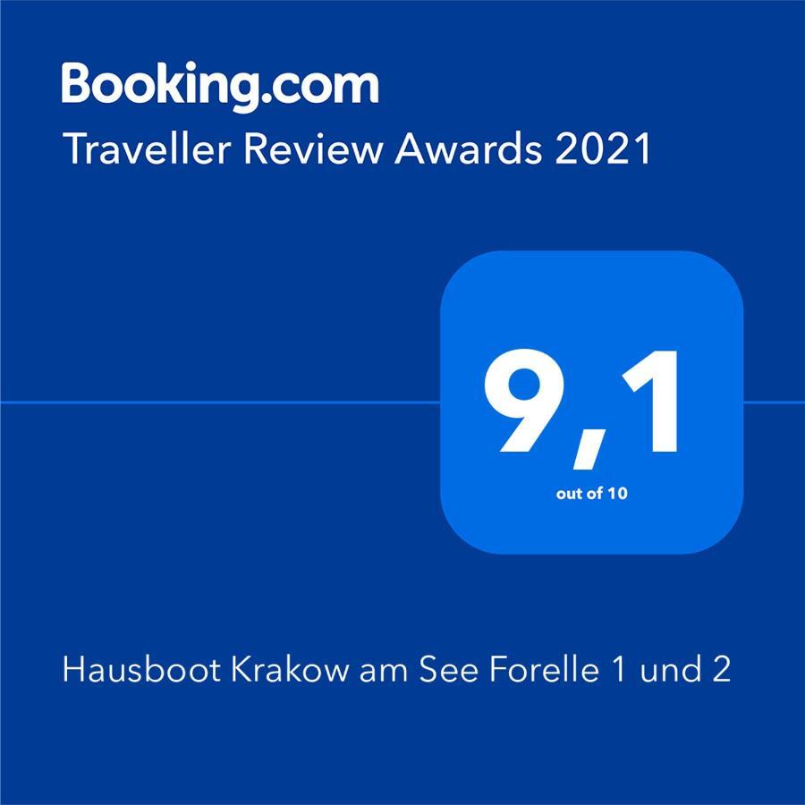 Hausboot Krakow Am See Forelle 1 Und 2 Екстер'єр фото